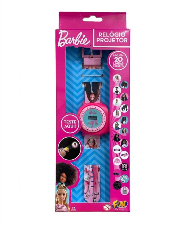 Relogio Barbie com Projeçao FUN