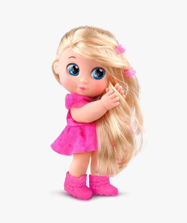 Boneca com Acessorios - Kilty Pop - Minha Primeira Princesa - Pink - Roma