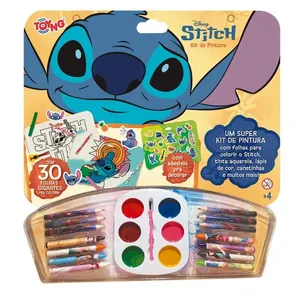 Kit de Pintura com Livro - Disney - Stitch - Toyng