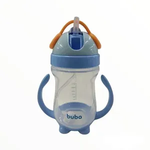 Copo Com Alça Removível Fone Musical Buba Azul Único