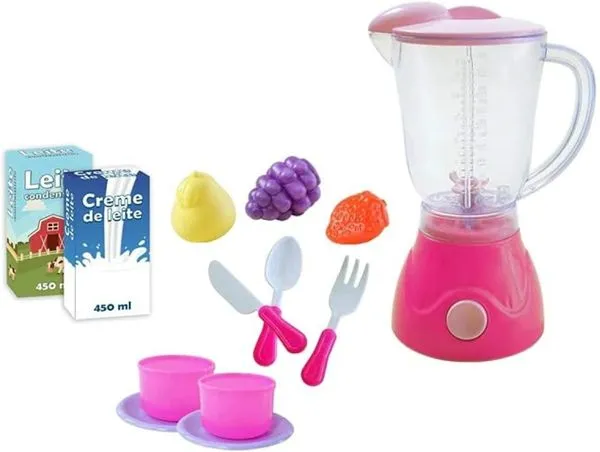 Liquidificador Funciona de Verdade Hélice Gira Brinquedo Cozinha Legal