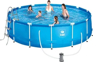 Piscina de Armação 13.000 Litros + Cobertura + Lona + Escada + Filtro 220V Bel 13.000 Litros