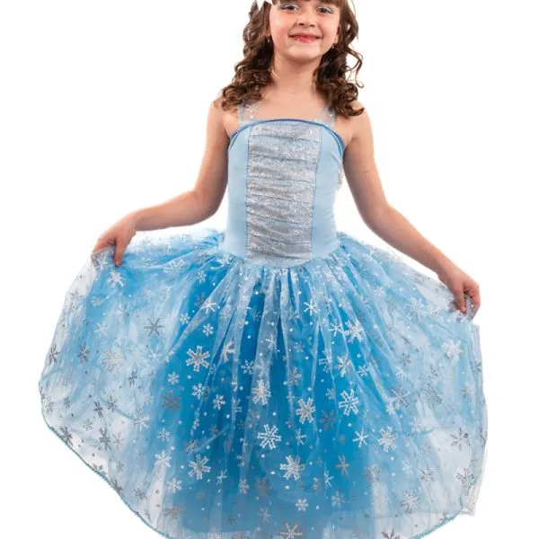 Fantasia Infantil Princesa da Neve Luxo M