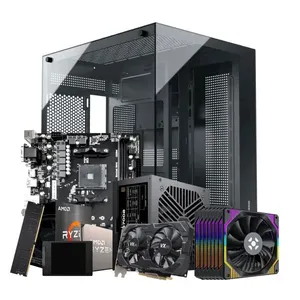 PC Gamer Ryzen 7 5700 RX580 16GB SSD 480GB 7 Fans ARGB Aquário