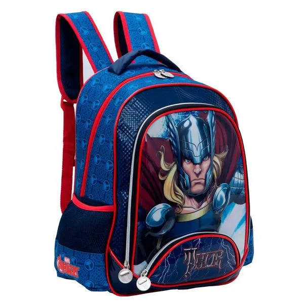 Mochila Escolar Masculina Thor II Azul U / Azul