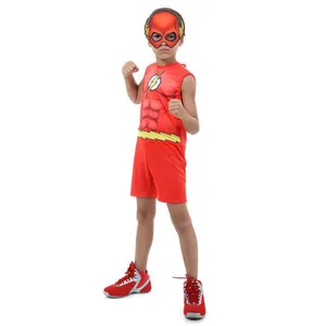 Fantasia Infantil Pop - DC Comics - Liga da Justiça - Flash - Regata - Sulamericana - P