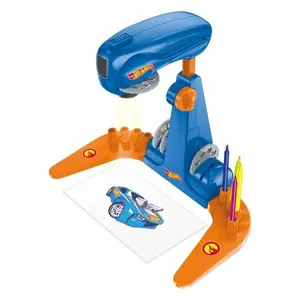 Mesa Projetora Hot Wheels Azul Multikids