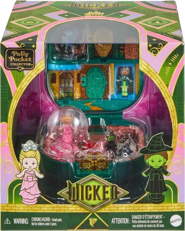 Polly Pocket Conj. Collector Wicked Gershwin Mattel - JFV04
