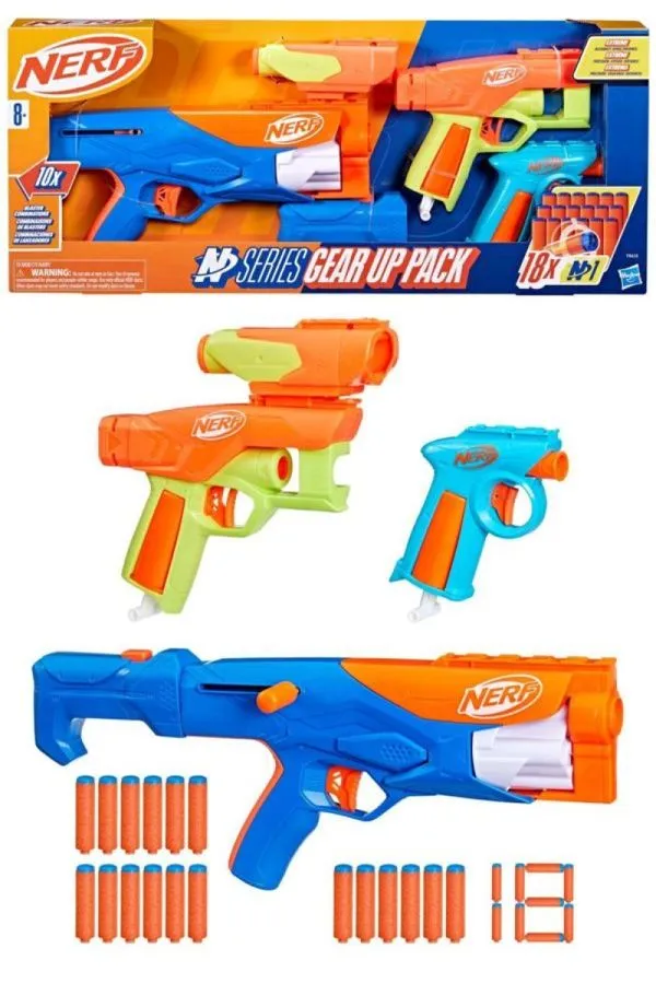 Lançador Nerf N Series Gear Up Pack c/ 18 Dardos - Hasbro