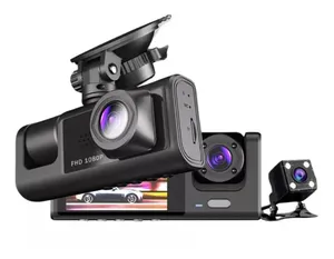 Câmera Monitor Veicular Dupla Frontal e Interna Para Uber Full Hd 1080p