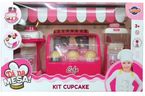 Kit Cafeteira com Cupcakes a Pilha - Toyng 43768
