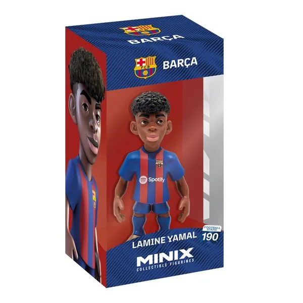 Boneco Colecionável - Minix - Lamine Yamal - Fc Barcelona - Maccabi