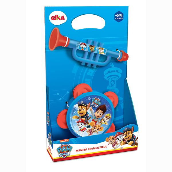 Brinquedo Musical - Conjunto De Instrumentos - Patrulha Canina - Elka - Cores Sortidas