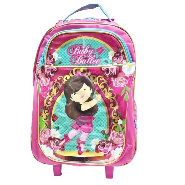 Mochila de Rodinha Baby Ballet BPD33514 Winth Rosa