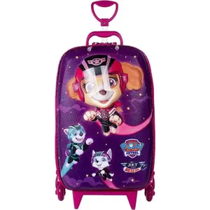 Mochila de Rodinhas 3D Maxtoy Patrulha Canina Skye Jet Único