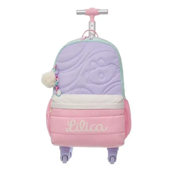Mochila de Carinho Lilica Ripilica Tubo 360 Com Alças Lilás Único