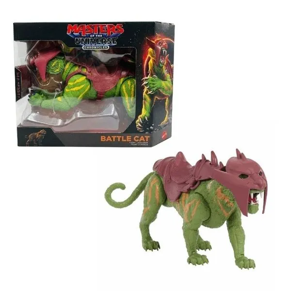 Masters Of The Universe Chronicles Filme 2026 – Gato Guerreiro Battle Cat Deluxe 25 Cm Super Articulado - Mattel