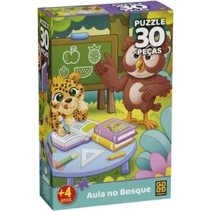 Quebra-cabeça - 30 peças - Aula no Bosque
