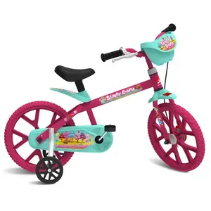 Bicicleta - Aro 14 - Sweet Game - Bandeirante - Rosa