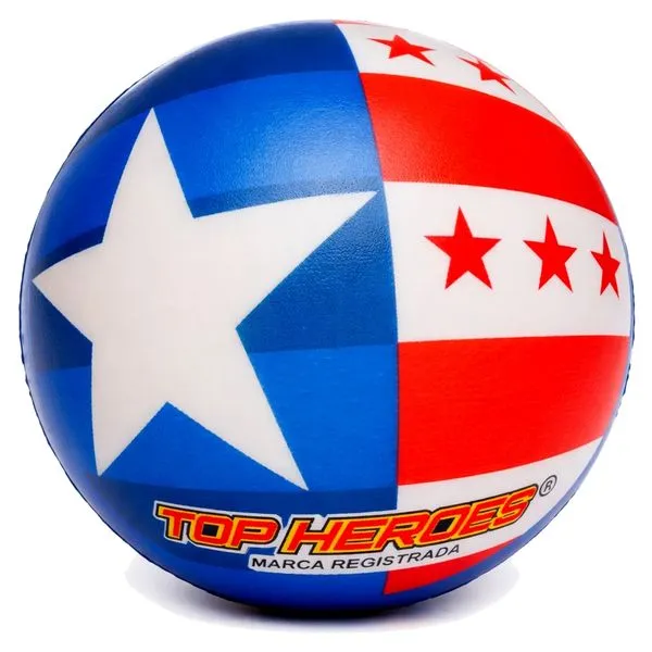 Bola Infantil Top Heroes Super América Vinil Bola para Crianças Dente de Leite