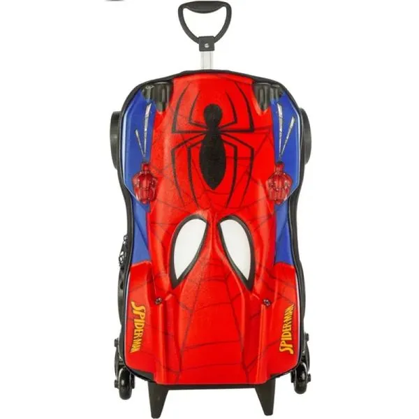 Mochila Infantil Rodinha Homem-Aranha 3D - Maxtoy