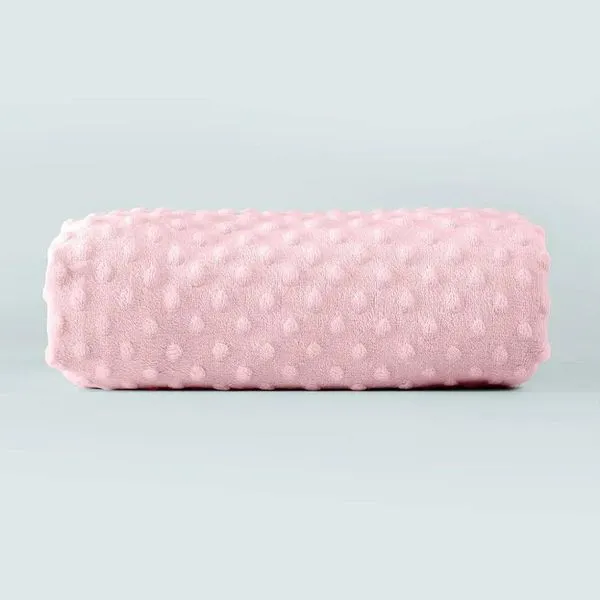 Cobertor Hug Fleece Dots Fun Bons Sonhos Rosa Único