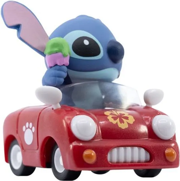 Stitch - Veículo Fricção - Carro Vermelho (3) - Sunny