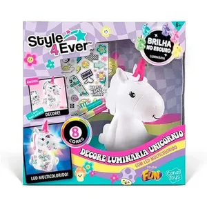 LUMINARIA UNICORNIO PARA DECORAR GLOW IN THE DARK GRANDE - FUN