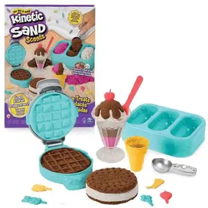 Fábrica De Sorvete - Kinetic Sand - Areias Moldáveis - Sunny