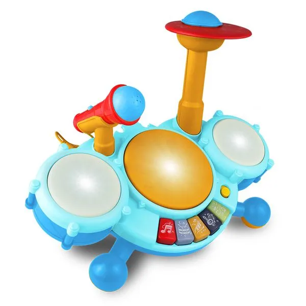 Bateria Infantil - Baby Land - Show Musical Azul - Cardoso