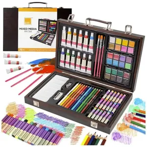 Lápis de Cor Profissional 73pc Aquarela, Acrylica, COLOUR BLOCK 110v