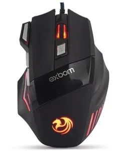 Mouse Gamer Optico Usb 3200Dpi Com 7 Botões e Led Color MS-G620