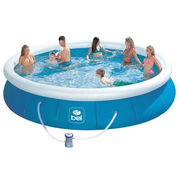 Piscina Inflável 11.000 Litros + Cobertura + Lona + Filtro 110V Bel 11.000 Litros