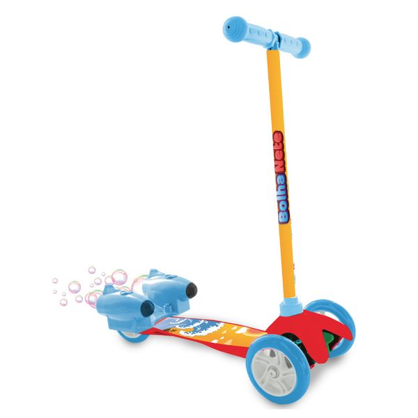 Patinete com Lança Bolhas - Bolha Nete com Luzes - Toyng