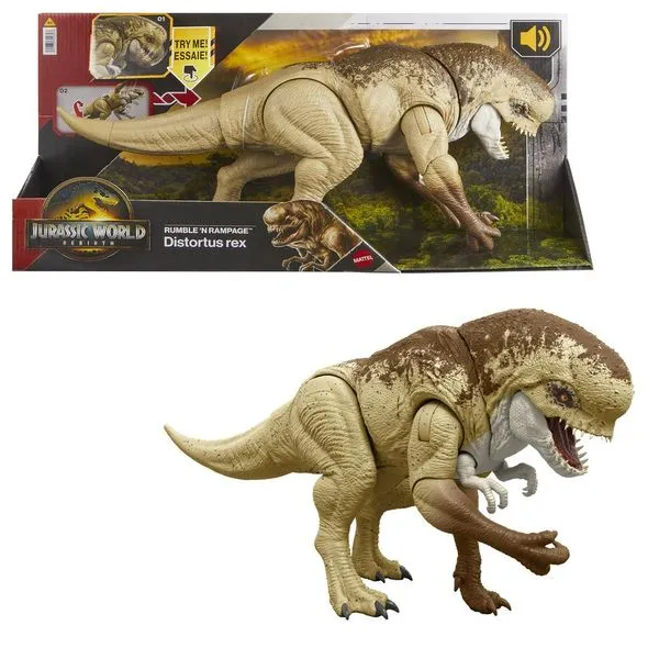 Figura De Ação - Jurassic World - Rebirth - Vilão Com Som - Mattel