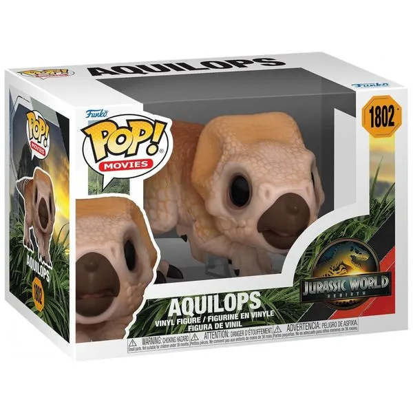 Funko Pop! Aquilops Jurassic World Rebirth Multicolorido figura em vinil colecionável 6,4 cm