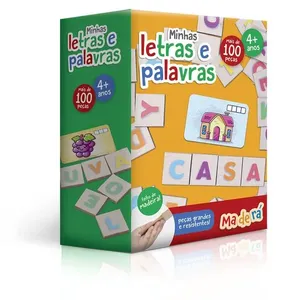 Minhas Letras E Palavras - Jogo Educativo - Maderá - Toyster
