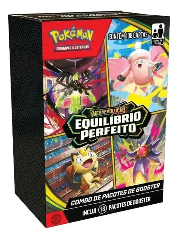 Combo De Booster Equilíbrio Perfeito - Pokémon Tcg