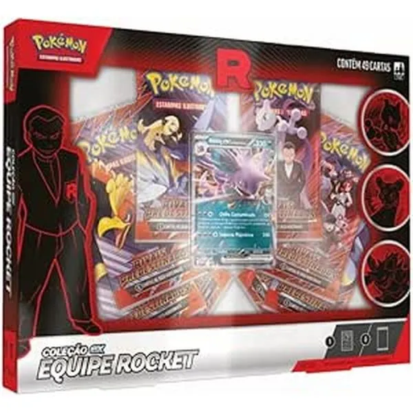 POKÉMON TCG - COLEÇÃO EX EQUIPE ROCKET NIDOKING EX - COPAG