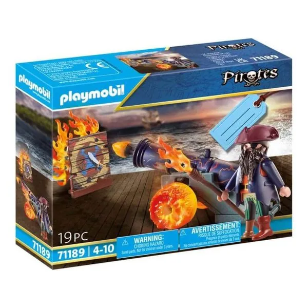 Playmobil Piratas - Pirata Com Canhão 71189