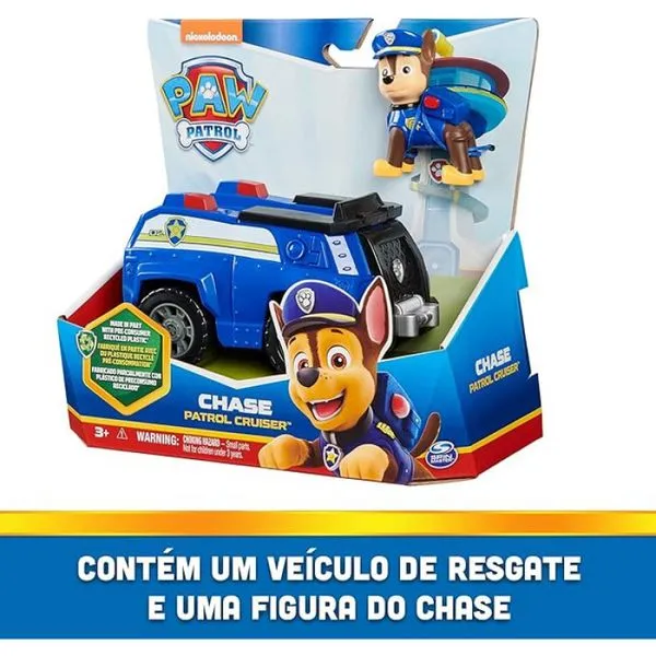 PATRULHA CANINA - VEICULO SOLIDO CHASE - SUNNY