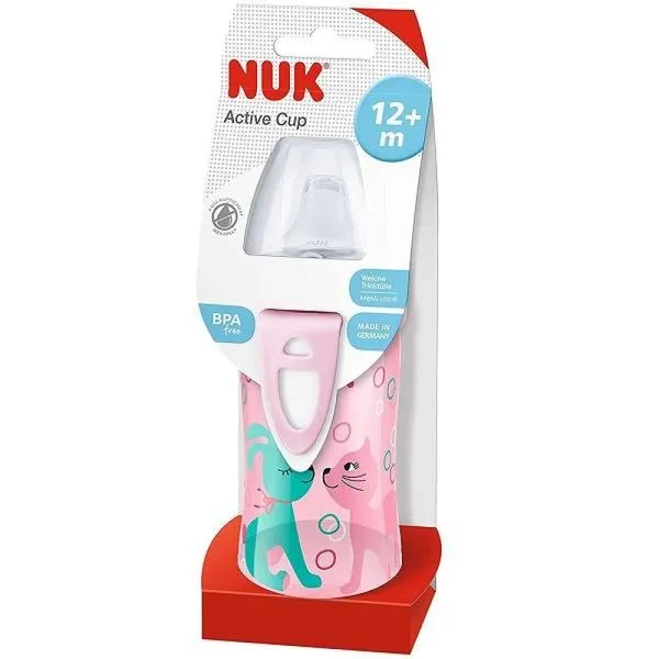 Copo de Treinamento Active CUP 300ML NUK PA7606 Rosa