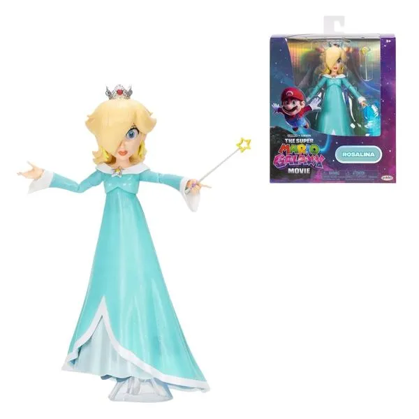 Boneco Articulável Princesa Rosalina Super Mario Galaxy Movie 19cm Sunny