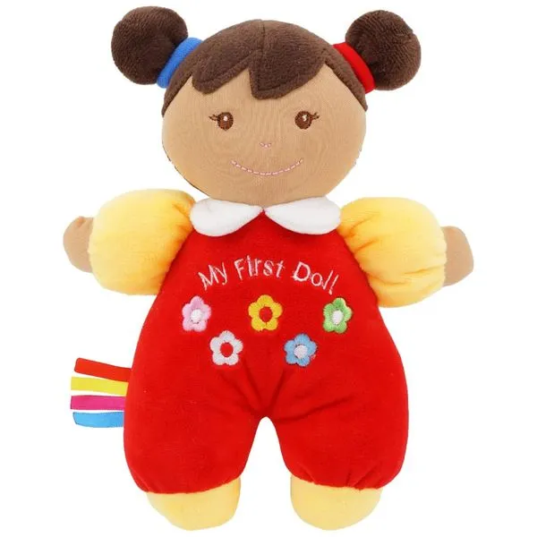 Boneca de Pelúcia Macia Ava, da coleção June Garden, Roupa Vermelha