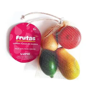 Frutas Lume - Brinquedo de Madeira