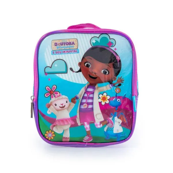 Lancheira Escolar Feminina Dra Brinquedos U / Verde claro