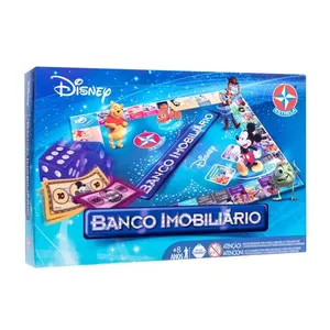 Jogo De Tabuleiro - Banco Imobiliário - Disney - Estrela