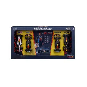 Conjunto de Carros - 1:43 Race Formula 1 - Oracle Red Bull Racing - Bric