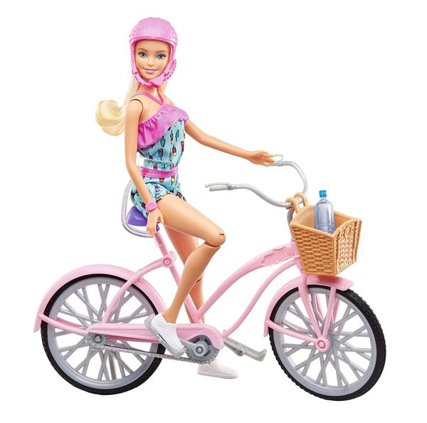 Boneca e Acessórios - Barbie - Passeio De Bicicleta - 18cm - Mattel