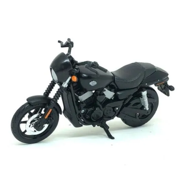 Miniatura Moto Harley Davidson Street 750 2015 1/18 Preto Maisto 31360
